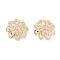 Brass Multi-Petal Bead Caps, Cadmium Free & Lead Free, Long-Lasting Plated, Flower, Real 24K Gold Plated, 10x3.5mm, Hole: 1.2mm