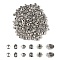 370Pcs 6 Style Tibetan Style Spacer Beads, Nickel Free, Mixed Shape, Antique Silver, 4~6x4~6.5mm, Hole: 1~2.5mm, 6 Style/set