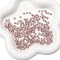 Transparent Acrylic Beads, Old Rose, 5x4mm, Hole: 1.2mm, about 100pcs/Set