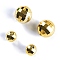 Opaque Acrylic Beads, Round, Goldenrod, 10mm, Hole: 2.5mm