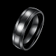 316 anelli a fascia larga in acciaio al titanio da uomo dal design semplice RJEW-BB15751-7-2