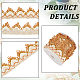 Benecreat bord ondulé polyester rideau dentelle garniture OCOR-BC0005-16B-4
