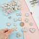 Arricraft 48 piezas 12 estilos parches de perlas DIY-AR0002-27-3