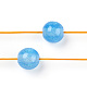 編み込みナイロン糸  ビーズジュエリー作りのための中国結びコードビーズコード  オレンジ  0.5mm  約150ヤード/ロール NWIR-R006-0.5mm-525-4
