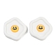 Кабошоны из смолы с изображением смайлика CRES-S372-01F-1