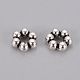 Vintage Style Antique Silver Tone Daisy Spacer Beads X-LFH267Y-NF-2