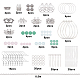 Kits de fabricación de aretes colgantes diy de sunnyclue DIY-SC0016-28-2