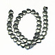 Non-magnetic Synthetic Hematite Beads Strands G-S088-8x9mm-2