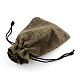ポリエステル模造黄麻布包装袋巾着袋  シエナ  18x13cm X-ABAG-R005-18x13-05-3