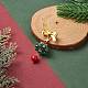 Spilla con albero di perline di vetro a tema natalizio JEWB-TA00010-5