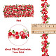 Gorgecraft 5 Yards Blumenbesatzband mit Blumenmuster OCOR-GF0002-11C-2