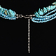 Turquoise synthétique colliers multi-brins NJEW-L143-01-3