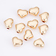 UNICRAFTALE 10pcs Ion Plating(IP) 304 Stainless Steel Beads Golden Spacer Beads Metal Heart Beads Loose Beads Small Hole Heart Beads for Bracelets Necklace Jewelry Making STAS-UN0052-47-5