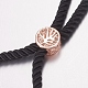 Nylon Twisted Cord Armband machen MAK-F019-04-4