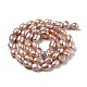 Natural Cultured Freshwater Pearl Beads Strands PEAR-L033-30B-3