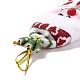 Рождественские подвесные украшения из нетканого материала AJEW-P099-05-4