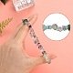 7 pièces 7 styles puces naturelles et synthétiques ensembles de bracelets extensibles en perles de pierres précieuses BJEW-SZ0001-39-3