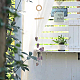 Craspire carillons éoliens en pierre brute 7 pierres d'améthyste cristaux bruts carillons éoliens ornement mural pour jardin décoration de la maison ornement de fenêtre HJEW-WH0021-29B-6