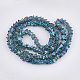 Electroplate Glass Beads Strands X-EGLA-T017-03E-2