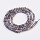 Chapelets de perles en cordiérite naturelle/Iolite/Dichroite G-F568-120-3mm-2
