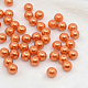 ABS Plastic Imitation Pearl Round Beads X-MACR-J119-20mm-04-1