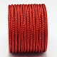 編組鋼線ロープコード  ジュエリーDIY製版材料  レッド  3mm  約6.56ヤード（6m）/ロール OCOR-E009-3mm-05-2