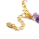 Bracelet en perles de pierres naturelles mélangées BJEW-A122-09-2