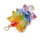 Стеклянные бусы подвески PALLOY-JF03014-4