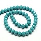 Opaque Solid Color Crystal Glass Rondelle Beads Strands EGLA-F046A-19-3