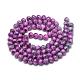 Baking Painted Glass Beads Strands DGLA-S115-8mm-S32-2