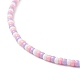 3шт 3 цветных стеклянных плетеных ожерелья из бисера набор для женщин NJEW-JN04117-5