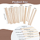 OLYCRAFT 26Pcs Triangle Wood Sticks 5 Sizes Unfinished Wooden Strips Triangle Dowels Strips Wooden Triangle Dowel Rod Natural Wood Triangle Sticks Model Accessories for Wood Craft Supplies DIY-OC0010-14-2