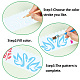 Gorgecraft 2 Sets 2 Styles PET Hollow Out Plastic Drawing Painting Stencils Templates AJEW-GF0006-91C-6