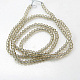 Crystal Glass Beads Strands GLAA-D032-2.5x2-25-2
