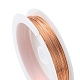 4 rouleaux de fil rond en cuivre 4 couleurs pour la fabrication de bijoux CWIR-FS0001-01-4