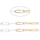 Two Tone 304 Stainless Steel Paperclip Chains CHS-B001-11B-4