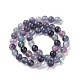 Natural Fluorite Beads Strands G-B038-C02-3