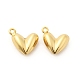 Подвески сердце латуни KK-L237-005G-1