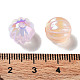 Perline acriliche trasparenti con placcatura uv OACR-Z013-17-4