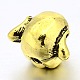 3D Buddha Head Alloy Beads PALLOY-L150-01-3