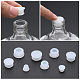 GORGECRAFT 24PCS 4 Sizes Silicone Stoppers for Salt and Pepper Shakers 9/32 7/16 33/64 19/32 Inch Salt Plug Stopper Replacement Bottle Caps Reusable White Round End Cap Corks for Bottles Pots AJEW-GF0008-11C-5