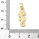 Латунные микро проложить кубического циркония подвески KK-K368-55G-3