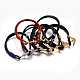 2-Strand Leather Cord Bracelets BJEW-E273-13-1