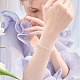 Bracelet à breloques à perles rondes en perles de coquillage BJEW-TA00219-6