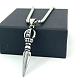 Ожерелья с подвеской в виде кинжала из нержавеющей стали в винтажном стиле для унисекс-готических украшений XL8966-3