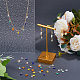 Dicosmetic 80pcs breloques de fleurs en perles de verre de 8 couleurs FIND-DC0003-64-5