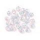 Placage uv perles d'émail acrylique irisé arc-en-ciel OACR-I003-09-4
