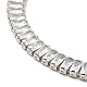 Cubic Zirconia Classic Tennis Necklace for Girl Women Gift NJEW-A005-01P-2