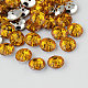 Botones redondos planos del diamante artificial de acrílico de Taiwán de 2-agujero BUTT-F015-15mm-07-1