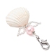 Подвеска в виде ракушки-ангела HJEW-MZ00246-01-4